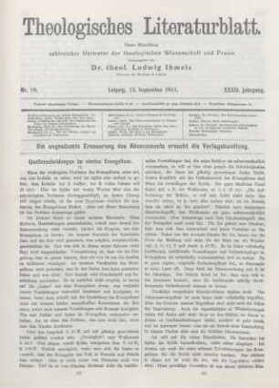 433-436 Quellenscheidungen im vierten Evangelium
