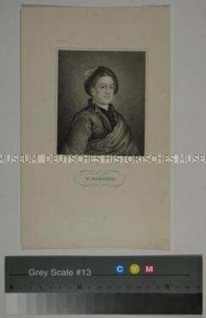 Porträt des englischen Künstlers William Hogarth - Blatt Nr. 800 aus Meyers Conversationslexikon