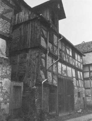 Wohn-Wirtschaftsgebäude (Wohn- und Wirtschaftsgebäude, Fachwerk); Frankenberg, Untergasse 5