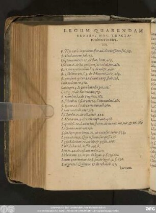 Legum Quarundam Sensus, Hoc Tractatu obiter indicatus.