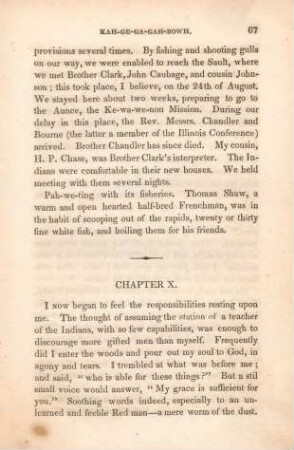 Chapter X. [Kewawenon mission; work spread; Old Anna]