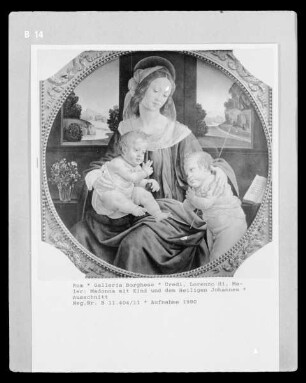 Madonna mit Kind und dem Heiligen Johannes