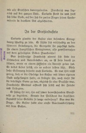 In der Großindustrie
