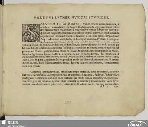 Praefatio Doctoris Martini Lutheri