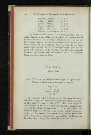 XIV. Kapitel. Schweden.