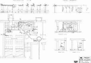 Backnang: Neubau - Empfangsgebäude Schutzraum, Be - und Entwässerung Empfangsgeb.