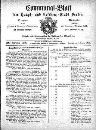 1870,8: No. 8, 20. Februar 1870