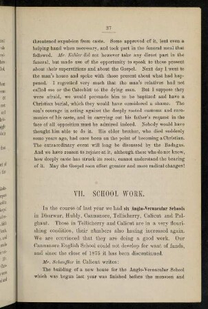 37-44, VII. School work