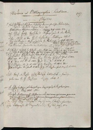 317-318, 12. Historia et bibliographia: Physices