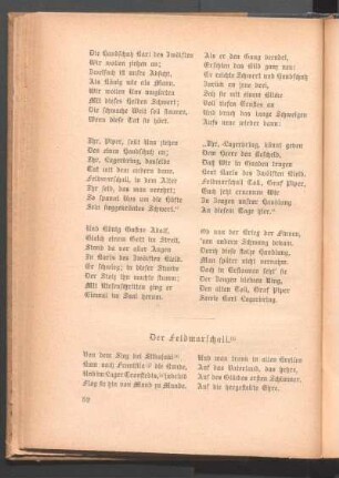 Der Feldmarschall.