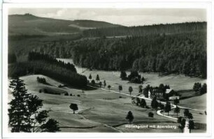 Auersberg. Höllengrund mit Auersberg