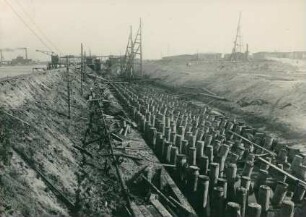 Kaimauer an der Rethe, 1927