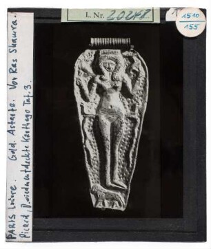 Astarte von Ras Shamra, Gold. Paris, Louvre