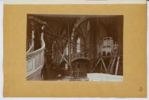 St. Nicolai, Berlin-Spandau: Innenansicht (aus: Skizzen- und Fotoalbum 28)