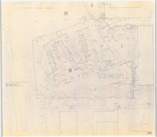 Universitätsklinikum Tübingen Grünanlage an der Zentralküche am Schnarrenberg: Lageplan Medizinische Klinik Parkplätze 1:200