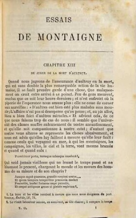 Essais de Montaigne, 2