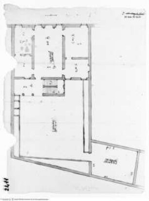 Rom, Palazzo Ginnasi, Grundriss des Erdgeschosses