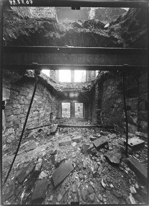 Dresden-Altstadt. Ruine des Residenzschlosses. Schützkapelle