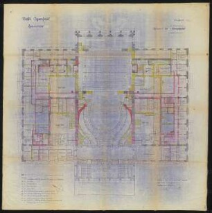 Opernhaus, Hannover: Grundriss 2.Obergeschoss 1:100