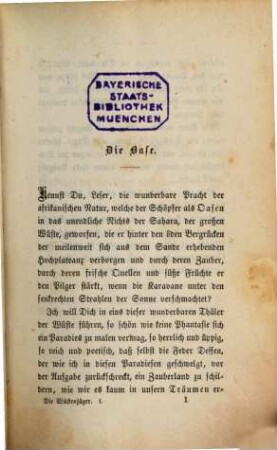 Die Wüstenjäger : Bilder aus dem Kriegerleben der Saharastämme, 1