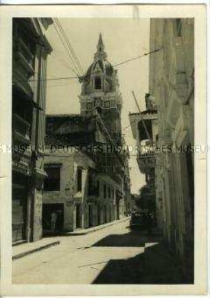 Straße in Cartagena, Kolumbien