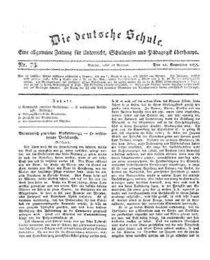 Vermeintlich gepriesene Volksbildung ; - sie verhindernde Verhältnisse : (Beschluß)