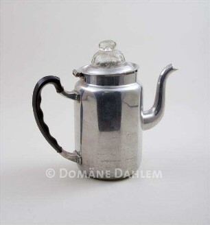 Aluminiumkaffeekanne mit Filtereinsatz