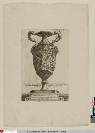 [Vase mit tanzenden Nymphen; Titlepage from "Antique Vases"]