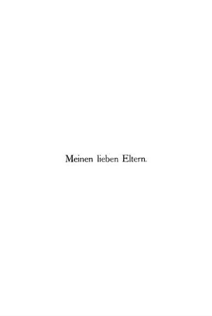 Meinen lieben Eltern
