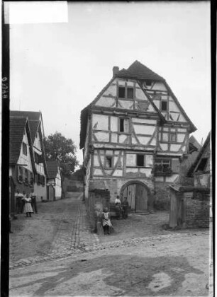 Zeutern Unterdorfstraße 53 Fachwerkhaus Außenansicht