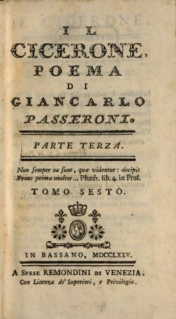 Il Cicerone : Poema, 6