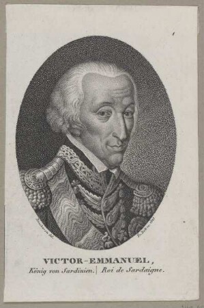 Bildnis des Victor-Emmanuel von Sardinien