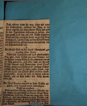 Etliche seltsame Kunst-Stücke, so der Nord-Holländische Kunstmeister ... zur Vergnügung recommandiren will