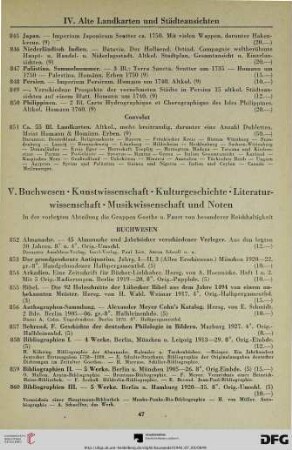 V. Buchwesen (Nr. 852-955)