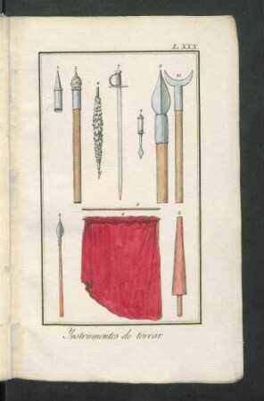 XXX. Instrumentos de torear.