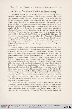 1: Friedrich Hebbel in Heidelberg