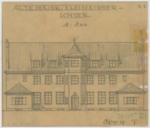 Fischer, Theodor; München; Kleinkinderschule Alte Haide - Ansicht