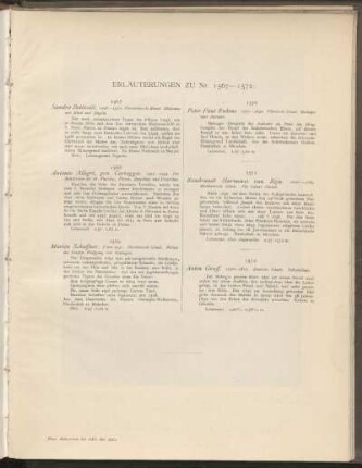 Erläuterungen zu Nr. 1567 - 1572: