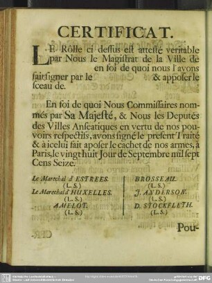 Certificat