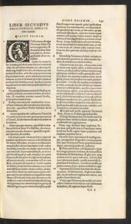 Liber Secundus Paralipomenon, Hebraice Dibre Haiamim.