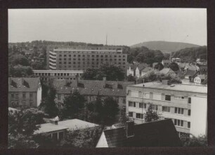 Blick auf die Bezirksregierung das Landeskirchenamt. Detmold. Leopoldstraße. Sammlung Starke