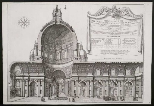 Nr. 39 Veduta Interiore Della Gran Basilica Di S. Pietro In Vaticano