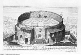 Vestigi delle antichità di Roma, Tivoli, Pozzuolo e altri luochi, Tafel 34: Vestigij del Mausoleo d'Augusto ...