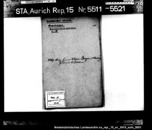 Hausierkonzessionen und -gesuche: L.H.W. Bergen aus Oldenburg, Handel mit Kunstblättern
