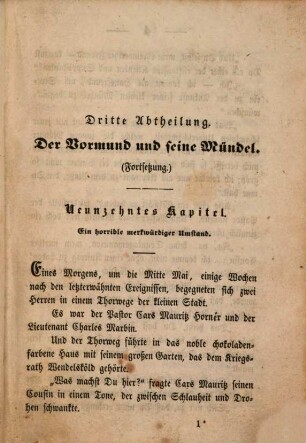 Der Vormund : Roman von Emilie Flygare-Carlén, 2