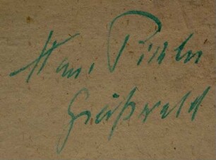 Pichler, Hans / Autogramm
