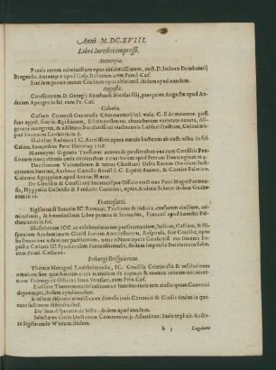 Libri Iuridici impressi.