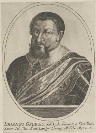 Bildnis des Iohannes Georgius I., Kurfürst zu Sachsen