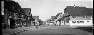 Oberöwisheim Ortsteilansicht Bachstraße nach Norden