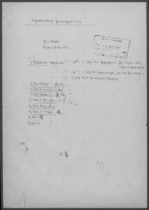 Gammesfeld: Inspektionsbericht 1953